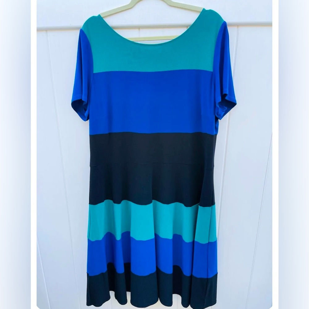 Julian Taylor color block dress size 16W